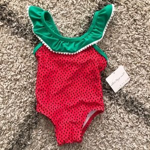 Dillard’s Baby Strawberry One Piece Swimsuit